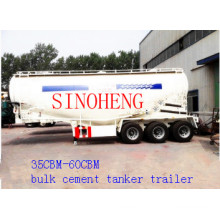 35cbm-60cbm Bulk Cement Tanker Semi Trailer